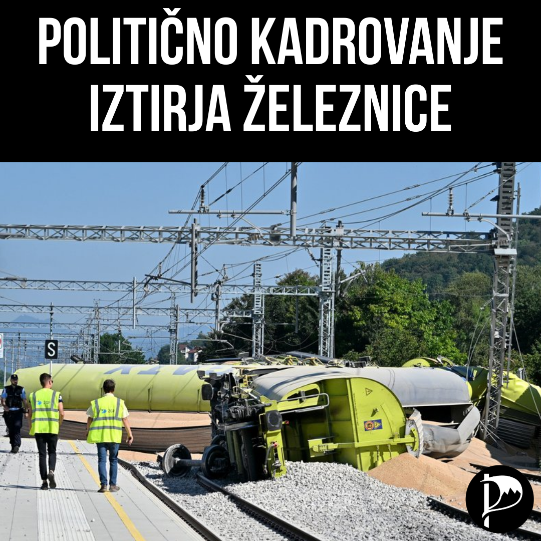 Politično kadrovanje ogroža varnost in zanesljivost železniškega prometa