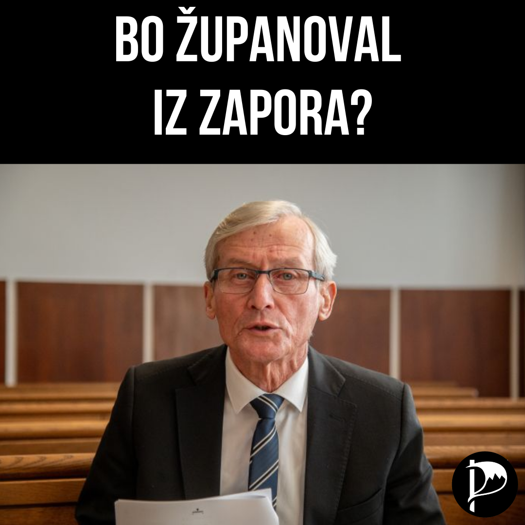 Župan bo moral v zapor, mandat pa mu ostaja