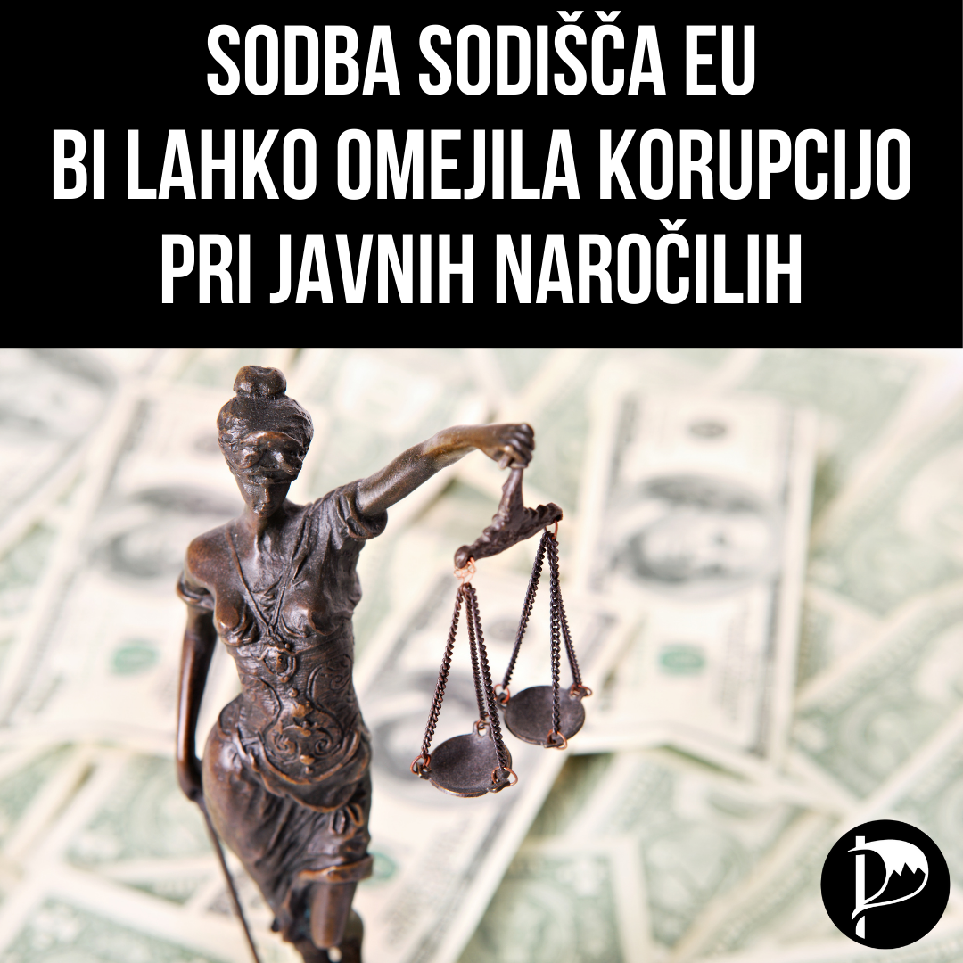 Sodba Sodišča EU bi lahko omejila korupcijo pri javnih naročilih