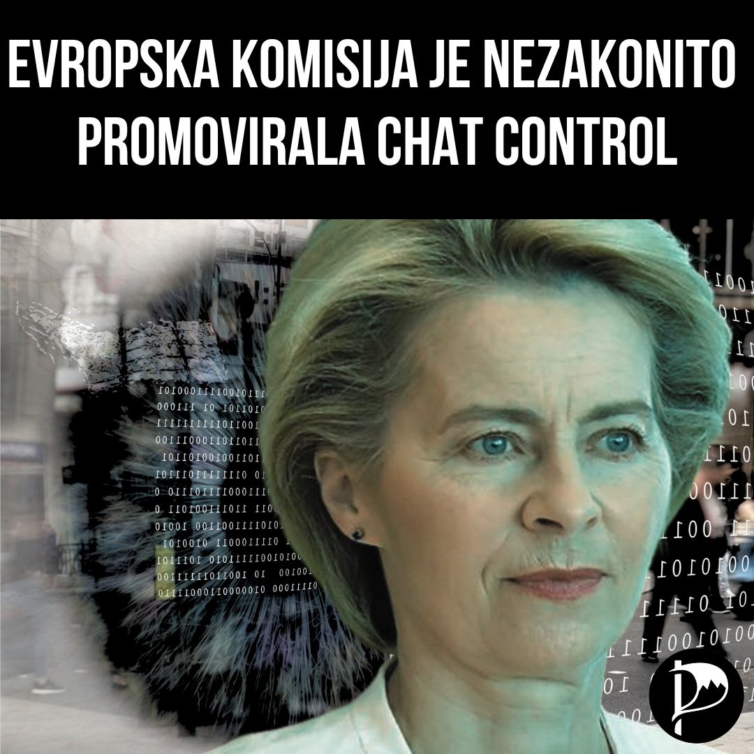 Evropska komisija je nezakonito promovirala Chat Control