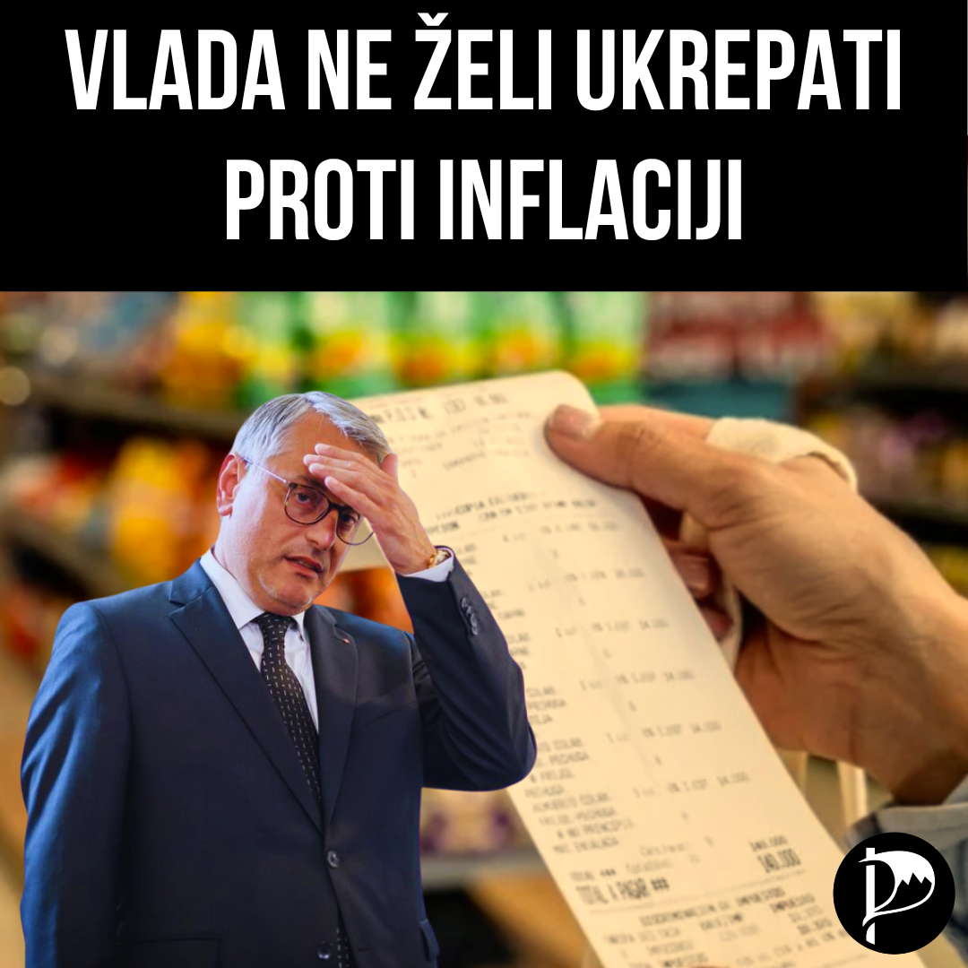 Vlada ne želi ukrepati proti inflaciji