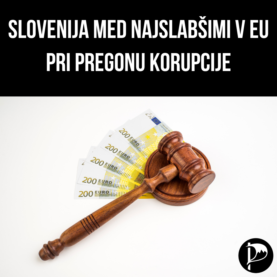 Slovenija med najslabšimi v EU pri pregonu korupcije