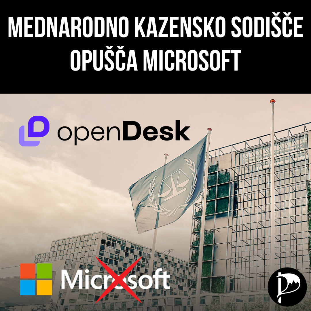 Mednarodno kazensko sodišče (ICC) opušča Microsoft