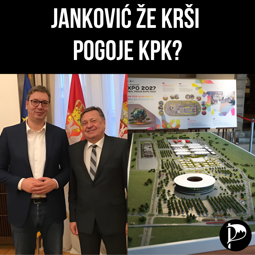 Je Janković že prekršil dovoljenje, ki mu ga je glede beograjskega Expa podelila KPK?