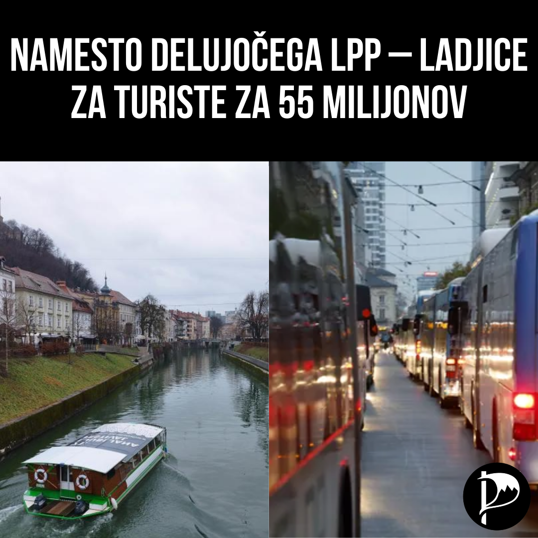 Namesto v izboljšave LPP bo MOL namenila 55 milijonov za rečno linijo