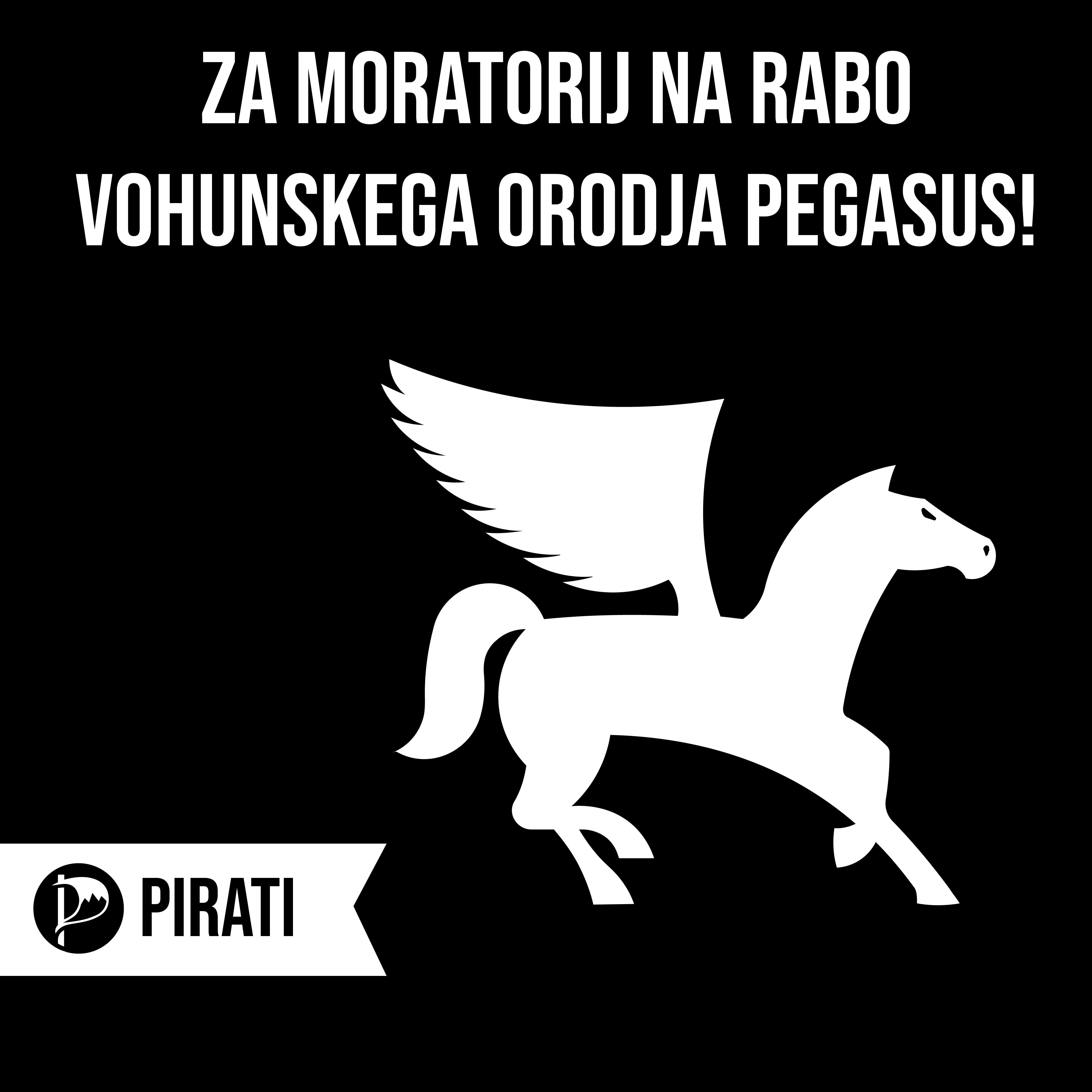 Za moratorij na rabo vohunskega orodja Pegasus!